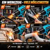 Akku Heißluftpistole 21V 2000W mit 2×4,0Ah Akku, Produktbild-Vorschau 7