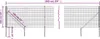 Diagram showing the dimensions of a wire mesh fence. Produktbild-Vorschau