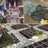 LZQ 2 Stück Betonform 43x43x4cm Schalungsform DIY Produktbild-Vorschau 8