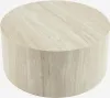 sweeek - Runder Couchtisch - Travertinlook Produktbild-Vorschau 1