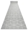 TAPIS DE COULOIR antidérapant CUBE la gomme gris 67 cm gris Voir les images du produit 1