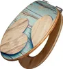 banjado Design WC Sitz Bambus Absenkautomatik -Holz Herzen Produktbild-Vorschau 1