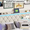 SUNFECILI Polsterbett 140x200 cm,Boxspringbett 140x200,mit Produktbild-Vorschau 5
