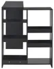 vidaXL Barový stôl s pohyblivou policou čierny 138x39x110 Náhľad obrázku produktu 3