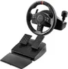 A gaming steering wheel and pedal set on a white background. Produktbild-Vorschau