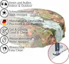 Tischdecke Wachstuch Tiere Grün Robust Wasserabweisend Rund Produktbild-Vorschau 5