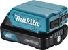 A close-up studio shot of a Makita battery adapter. Produktbild-Vorschau