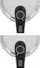 Close-up view of the lid of a pressure cooker, showing the handle and safety valve. Podgląd zdjęcia produktu