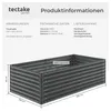 Zvýšený záhon Blomma od tectake, pozinkovaná ocel, 200 × Náhled obrázku produktu 5