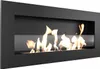 Wandkamin Bioethanol DELTA2 SLIM mit Verglasung set Produktbild-Vorschau 2