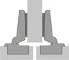 Hettich Intermat 125°-Scharnier Spezial 9944 halb Produktbild-Vorschau 3