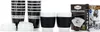 A collection of Moccacoffee cups, filters, and cleaning supplies. Produktbild-Vorschau