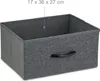 Relaxdays Kommode, HBT: 63x80x30 cm, Metall, Holzoptik, 6 Produktbild-Vorschau 5