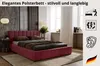 Polsterbett Nero mit Kopfteil, 200x200 cm, Doppelbett mit Produktbild-Vorschau 8