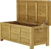 Coffre de jardin "Gana" en bois - 125 x 60 x 55 cm - Marron Voir les images du produit 3