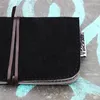 Tabaktasche aus Wildleder mit Band – schwarz – Tabaktasche Produktbild-Vorschau 8
