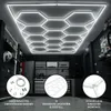 Hexagon LED Lampe 14 Leuchten & Gestell | Autogarage Produktbild-Vorschau 1