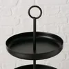 Boltze Gruppe Credo Etagere schwarz 32,5cm (1 Stück) Produktbild-Vorschau 3