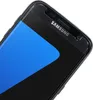 Close-up of the top portion of a Samsung smartphone with a blue screen. Produktbild-Vorschau