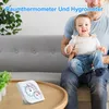 12er-Set Mini-Thermometer und Hygrometer für den Produktbild-Vorschau 2