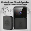 Kabellose Videotürklingel mit Kamera, WLAN Verbindung, Produktbild-Vorschau 2