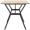 vidaXL Esstisch Y-Gestell 140x80x75,5 cm Massivholz Kiefer Produktbild-Vorschau 5