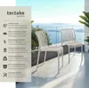 tectake® Gartenstühle Alcudia, wetterfest, stapelbar Produktbild-Vorschau 2