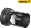 HAAS PE-Wand-WC-Anschlussgarnitur DN 90 mit Rattenklappe Produktbild-Vorschau 4