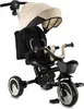 MoMi IVI Kinderdreirad 3-in-1 Beige – 360° drehbarer Sitz, Produktbild-Vorschau 1