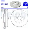 2x DELPHI Bremsscheibe BG5121C für MAZDA 3 (BK) 3 (BL) 3 Produktbild-Vorschau 1