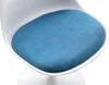 Stuhl 2er-Set - Polypropylen & Metall - Blau & Weiß - XAFY Produktbild-Vorschau 9