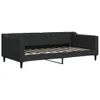 vidaXL Lit de jour extensible avec matelas noir 90x190 cm Voir les images du produit 4