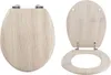 MSV WC Sitz Toilettendeckel MDF Holzkern "Parkett" Produktbild-Vorschau 1
