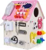RAPPA 2Kids Toys Activity board House pink Náhľad obrázku produktu 2