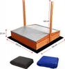 Ladanas® Sandkasten Holz- IMPRÄGNIERT -120 x 120 cm Produktbild-Vorschau 9
