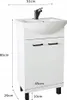 Stamar | Koupelnová skříňka - s umyvadlem - 50 cm - baterie Náhled obrázku produktu 6
