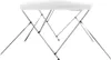 vidaXL 3-Bow Bimini Top Weiß 183x196x137 cm Podgląd zdjęcia produktu 4