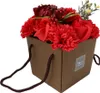 Seifenblumenstrauß - Rote Rosen und Nelken Produktbild-Vorschau 2
