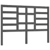 vidaXL Bett-Kopfteil Grau 146x4x104 cm Massivholz Kiefer -  Produktbild-Vorschau 3