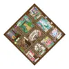 A top-down view of a Cluedo board game, rotated diagonally, showing various rooms and pathways. Produktbild-Vorschau