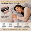 4 teilige Seersucker Bettwäsche, , Seersucker Produktbild-Vorschau 7