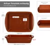 2er Set Airfryer Tonschalen rechteckig LxB 20x14,5cm 350ml Produktbild-Vorschau 6