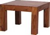 A wooden side table on a white background. Produktbild-Vorschau