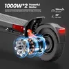 QEKUD T10 2000W Dual-Motor E-Scooter – 60km/h Spitze, 75km Produktbild-Vorschau 6