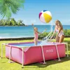 INTEX 28266NP - Różowy prostokątny basen ze stelażem Podgląd zdjęcia produktu 13