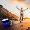 Eat, sleep, FLY, repeat Glitzer-Kaffeebecher Auf der Suche Produktbild-Vorschau 3