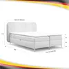 Boxspringbett GINA Doppelbett mit Bonellmatratze Topper und Produktbild-Vorschau 6