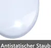 A close-up of a white toilet seat with text overlay at the bottom. Produktbild-Vorschau