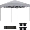 Outsunny Pavillon ca.3x3m, wasserabweisend Stabil Produktbild-Vorschau 1