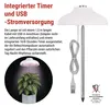 Pflanzenlampe LED Vollspektrum, 15 LEDs, für Innenräume, mit Zeitschaltuhr Produktbild-Vorschau